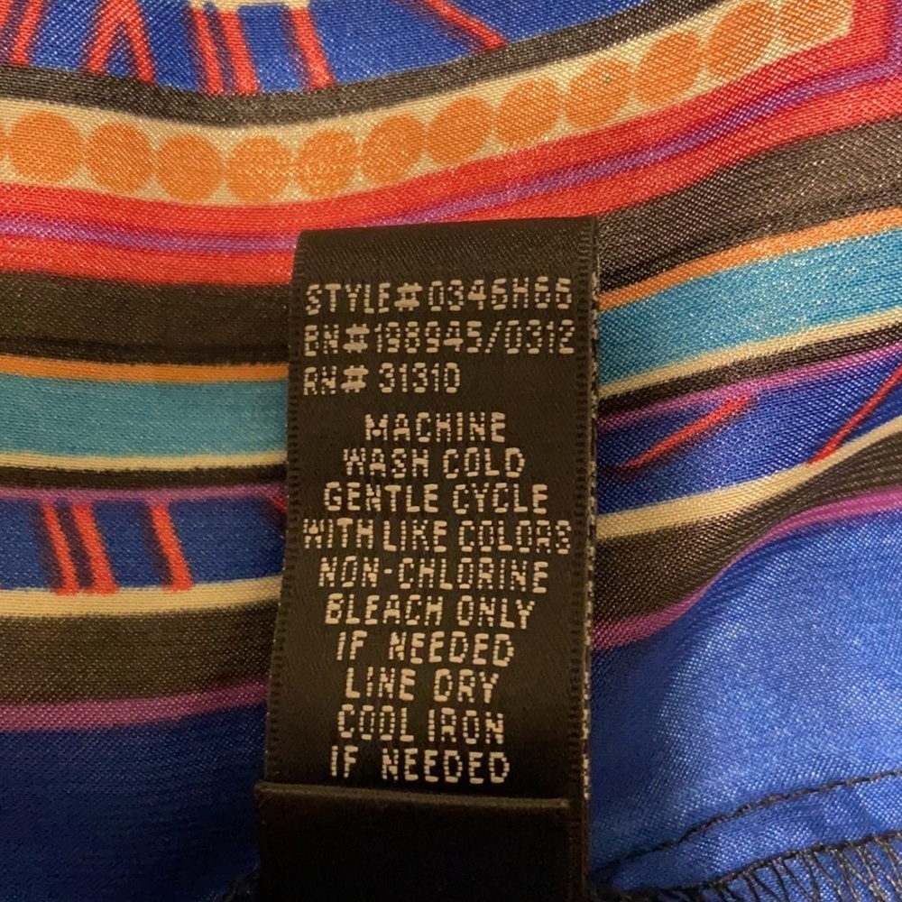 I.N. Studio vibrant colors dress, size 16 - Picture 7 of 7